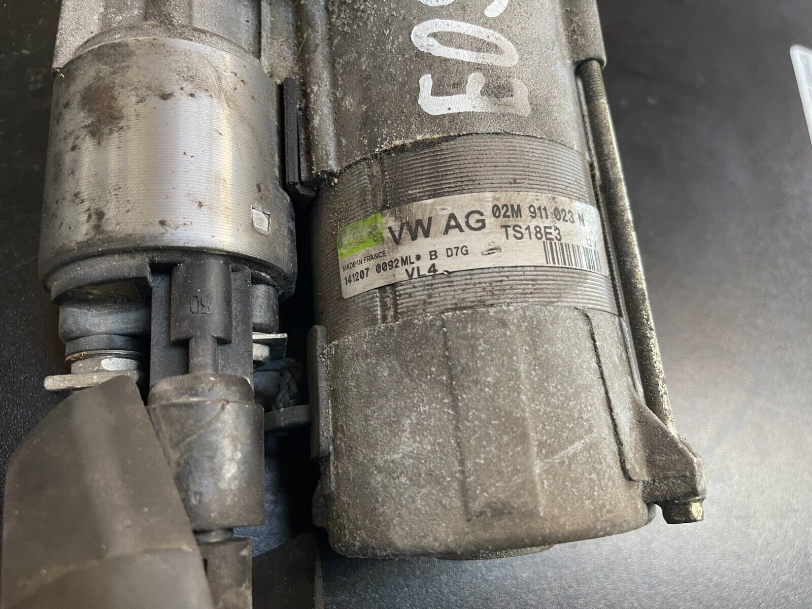 DEMARREUR VOLKSWAGEN EOS REFERENCE: 02M911023N
