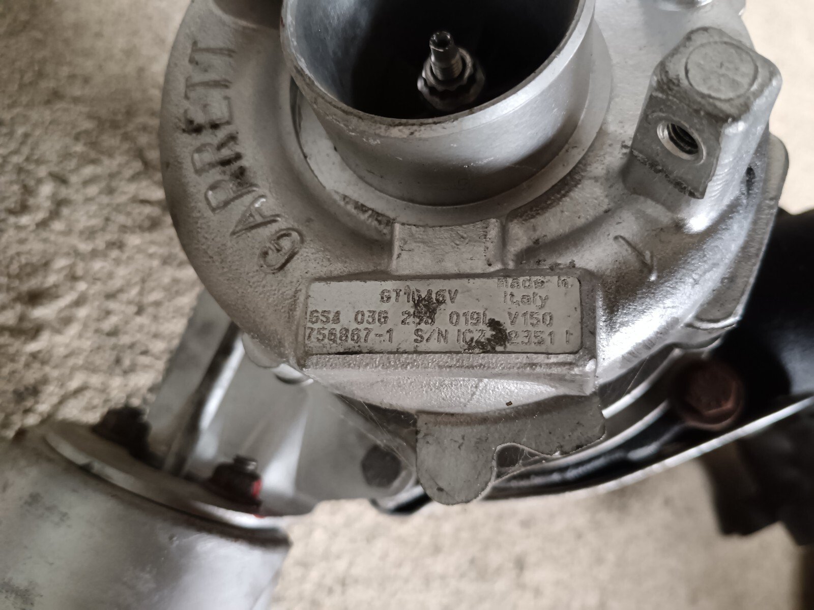 TURBOCOMPRESSEUR 2L TDI 140 CH VOLKSWAGEN SEAT SKODA AUDI 756867-1, 03G253019L