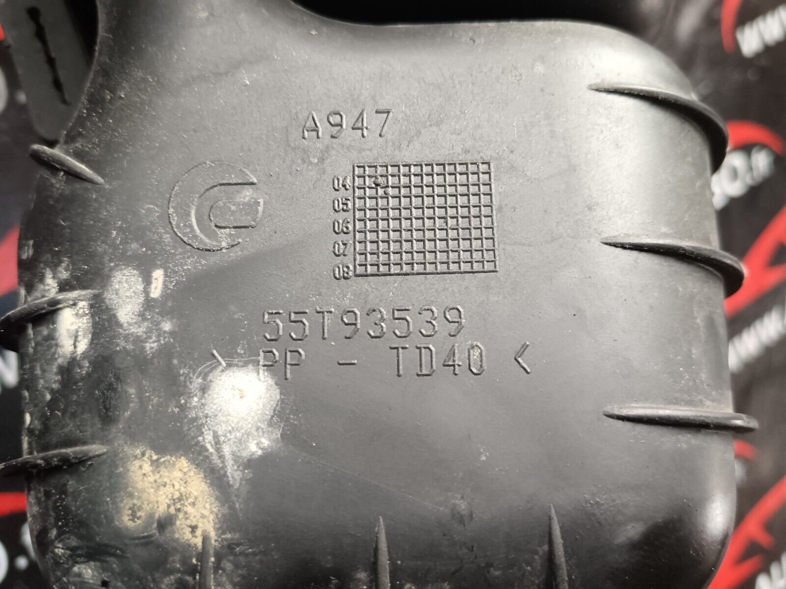 TUYAU D'ADMISSION D'AIR ALFA ROMEO 159 1.9JTDM REFERENCE: 55T93539