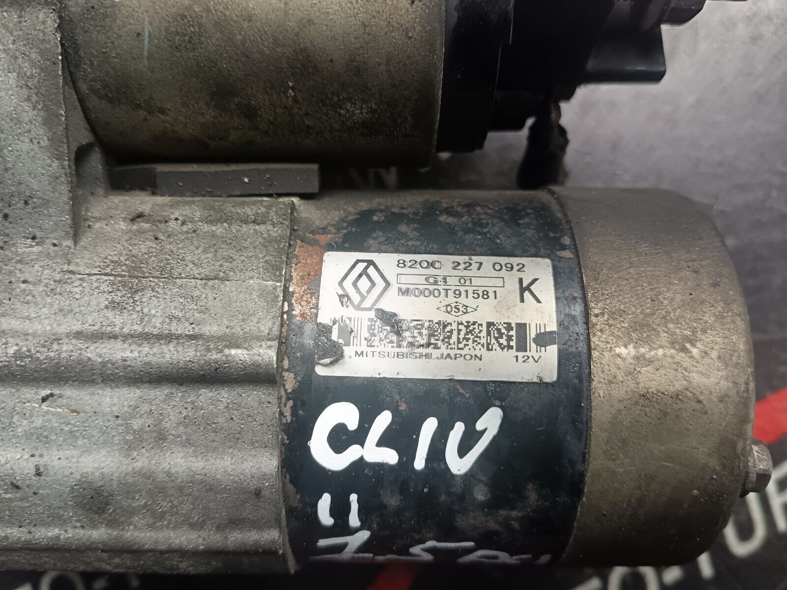 DEMARREUR RENAULT CLIO II 1.5DCI REFERENCE: 8200227092