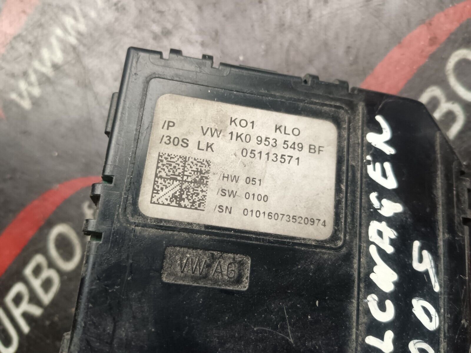 MODULE DE COMMANDE DE VOLANT VOLKSWAGEN EOS REFERNCE: 1K0953549