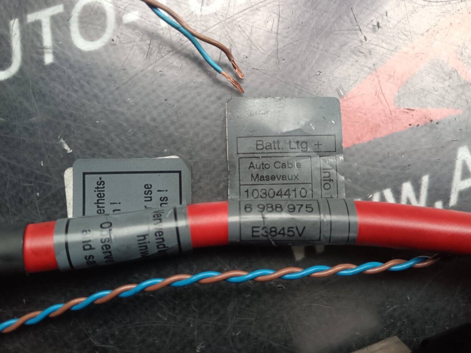 CABLE BATTERIE BMW SERIE 1 120i REFERENCE: 6988975