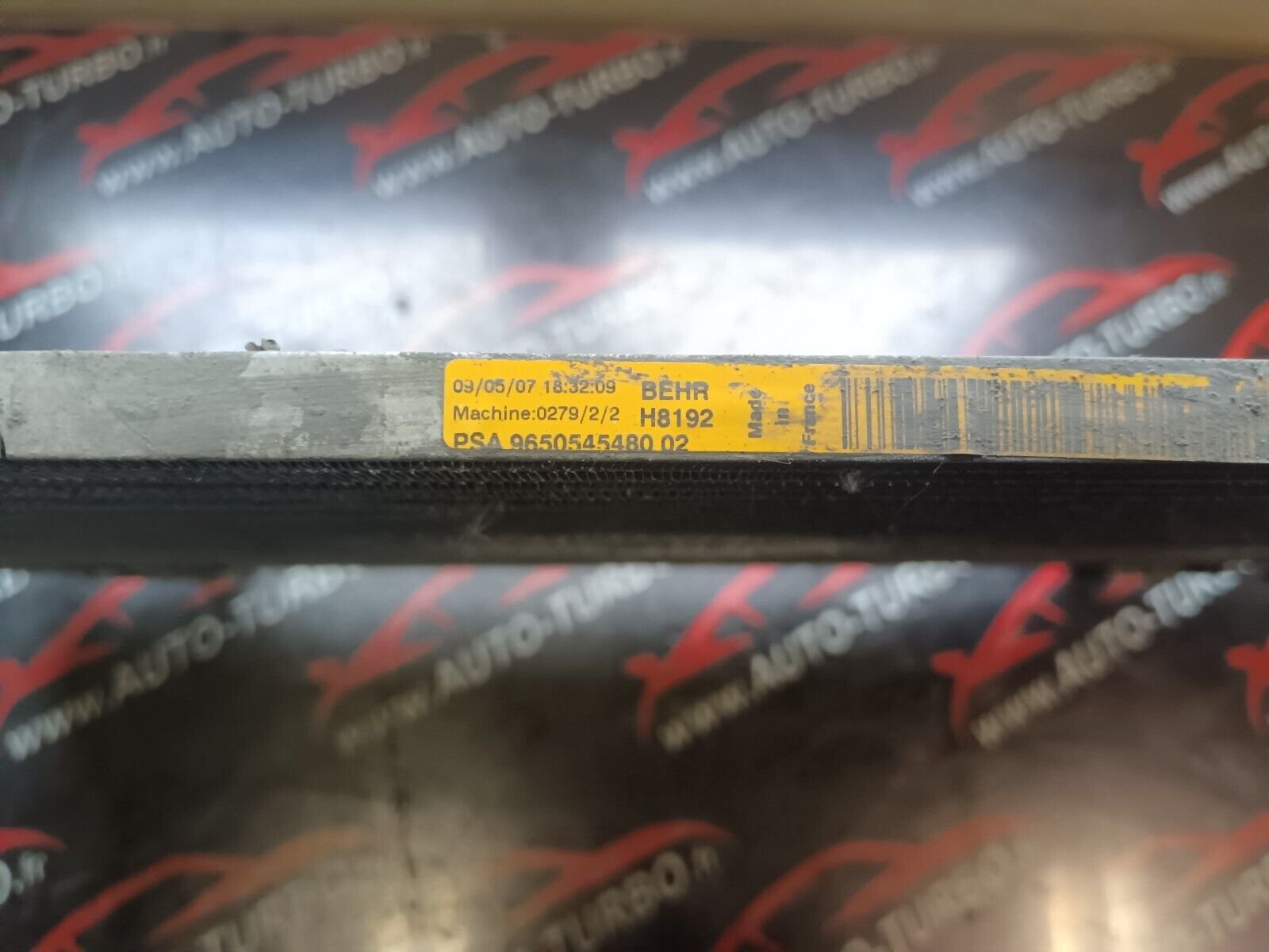 RADIATEUR CLIMATISATION CITROEN C4 PICASSO REFERENCE: 9650545480