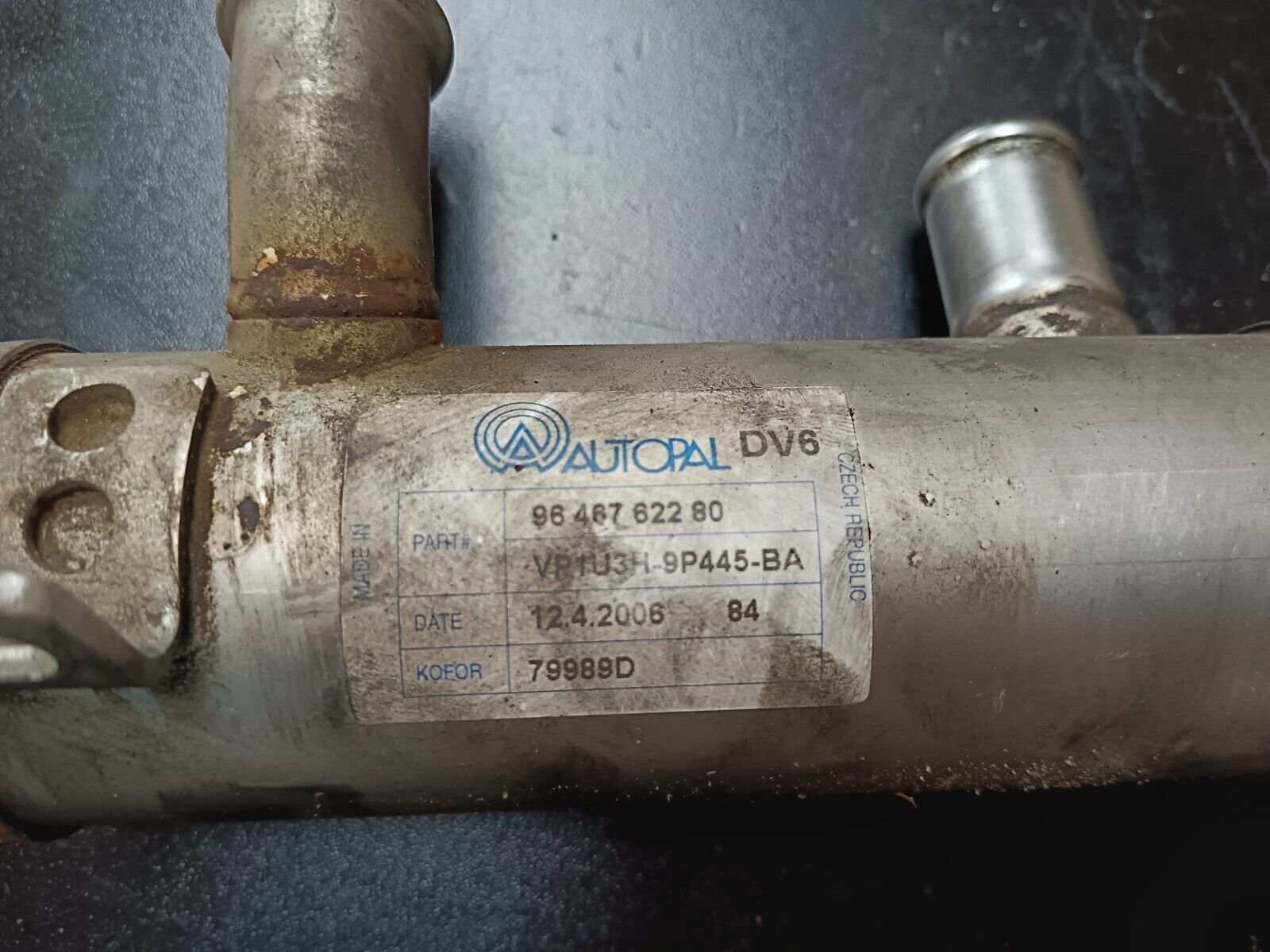 REFROIDISSEUR EGR PSA 1.6HDI REFERENCE: 9646762280