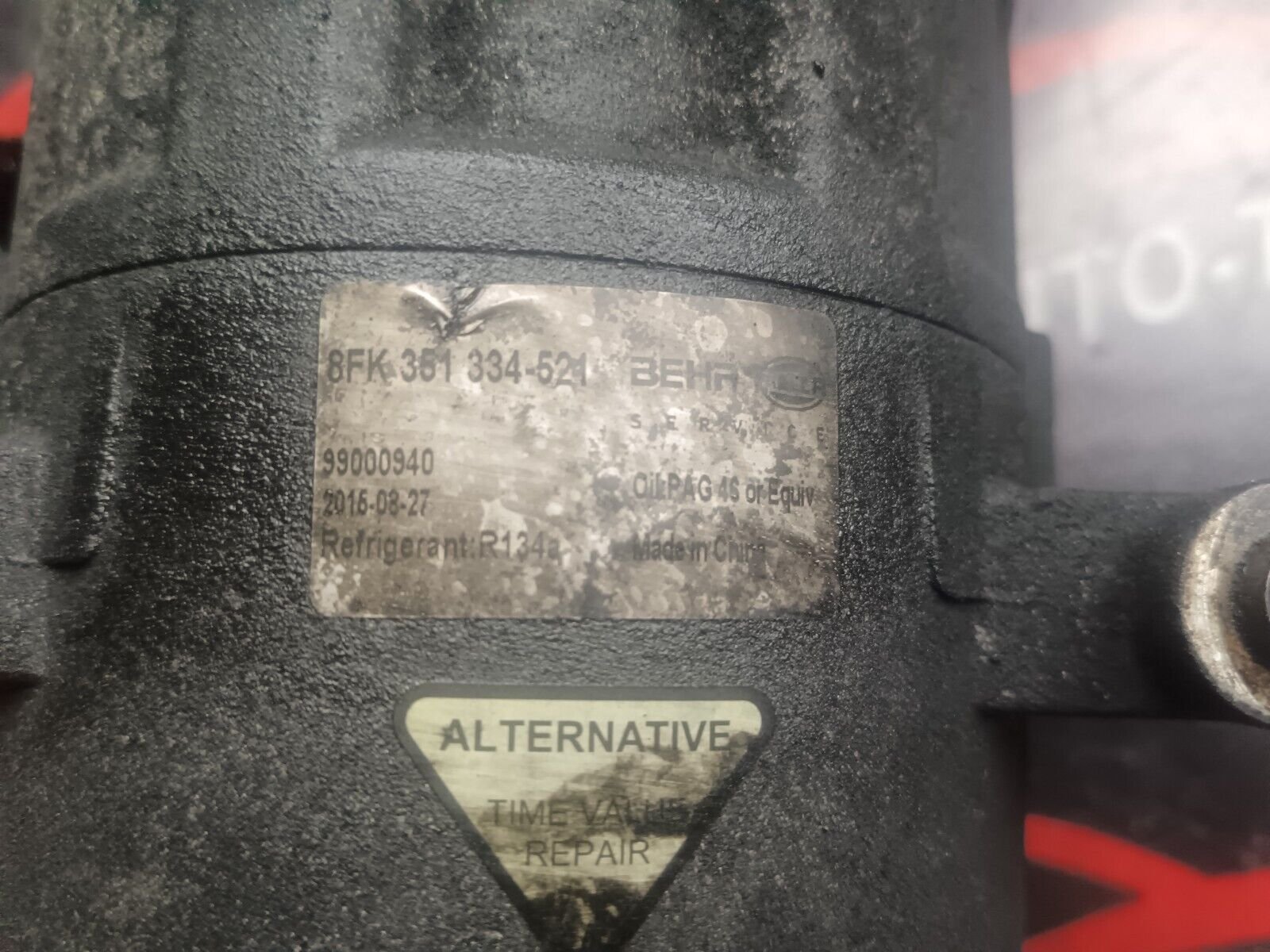 COMPRESSEUR CLIM BOXER JUMPER DUCATO 2.2HDI REFERENCE: 8FK351334524