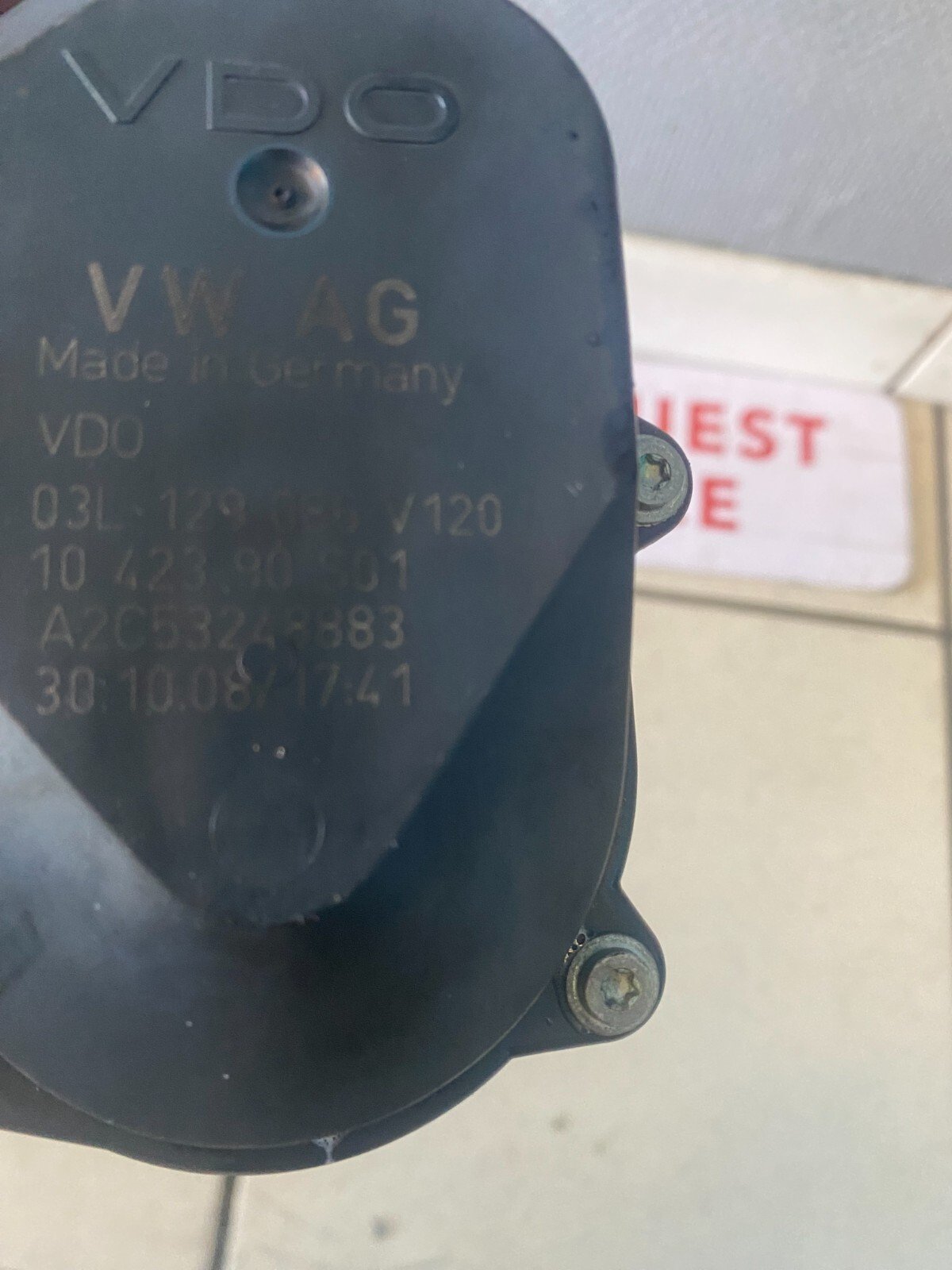 03l129086 Collecteur D'admission Actionneur for Audi VW SEAT 2.0Tdi 143CV