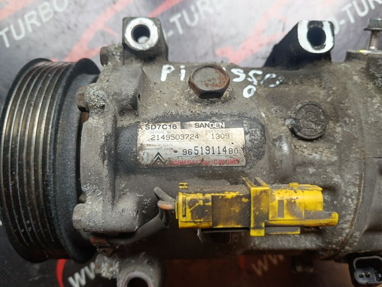 COMPRESSEUR CLIMATISATION  CITROEN C4 PICASSO REFERENCE: 9651911480