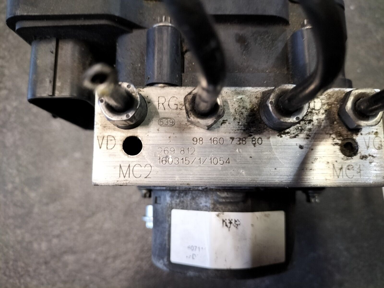 BLOCK ABS PEUGEOT 308 PHASE 2 1.6 HDI 100 CH 9816073880, 2265106516