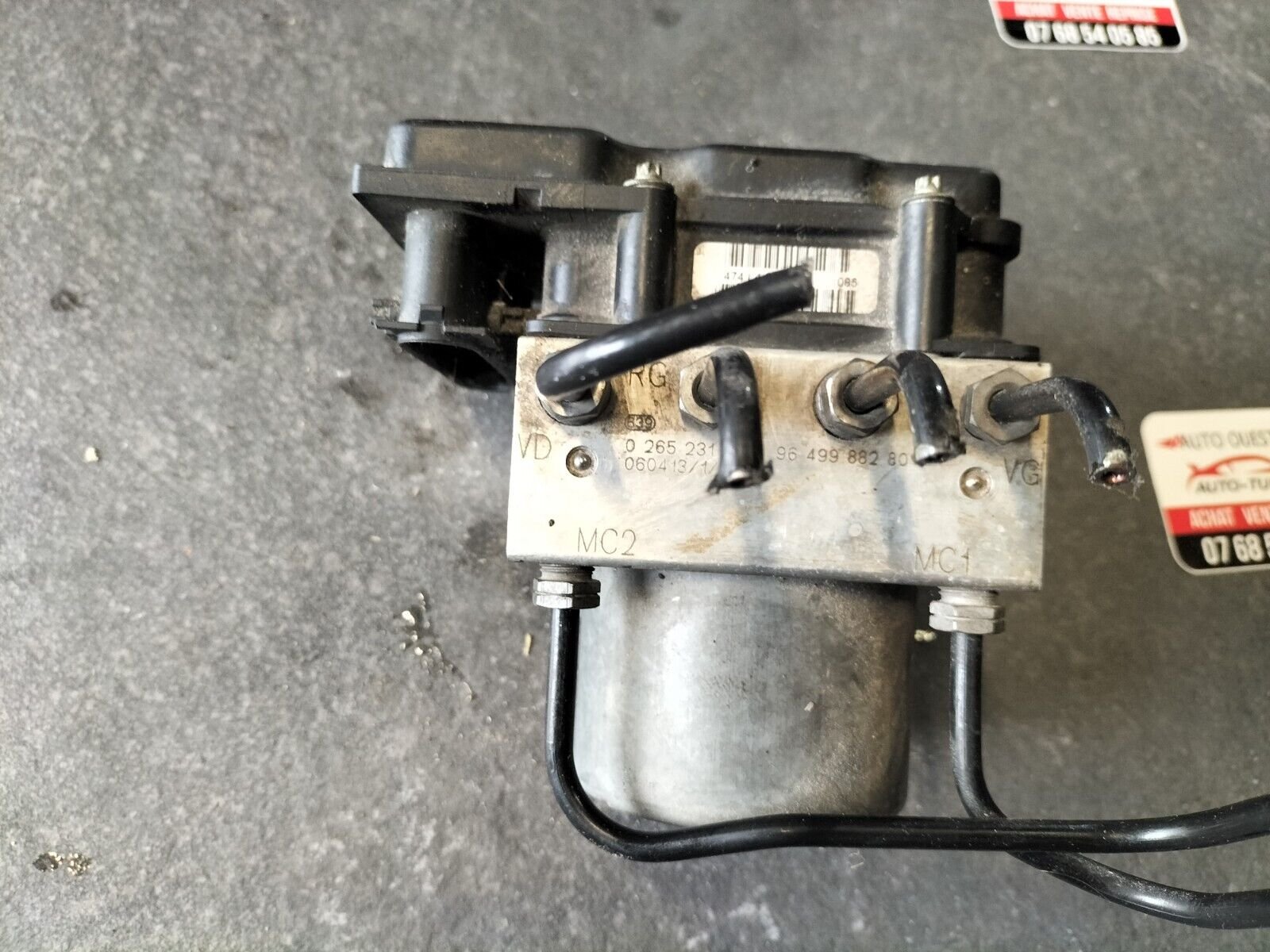 BLOCK ABS CITROEN C4 1.6 HDI 90 CH BOSCH 0265231486, 9649988280