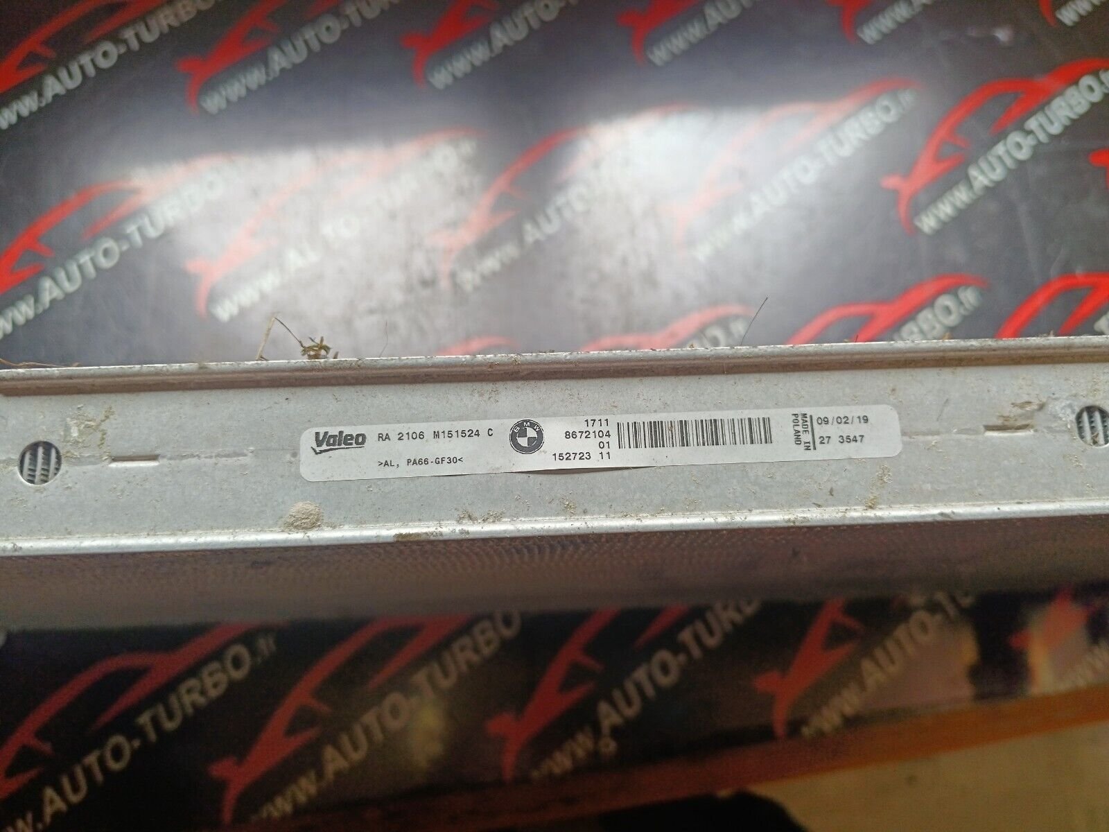 RADIATEUR BMW 328i GT REFERENCE: 8672104