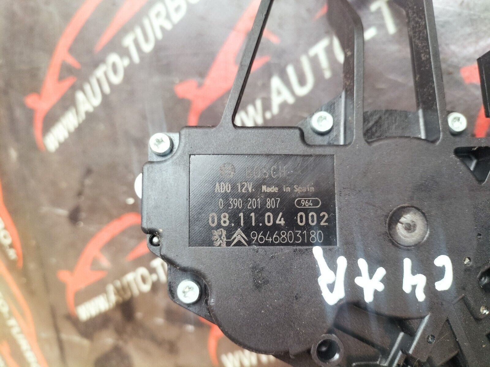 MOTEUR ESSUIE GLACE ARRIERE  C4 1.6 HDI 110 CH 9646803180