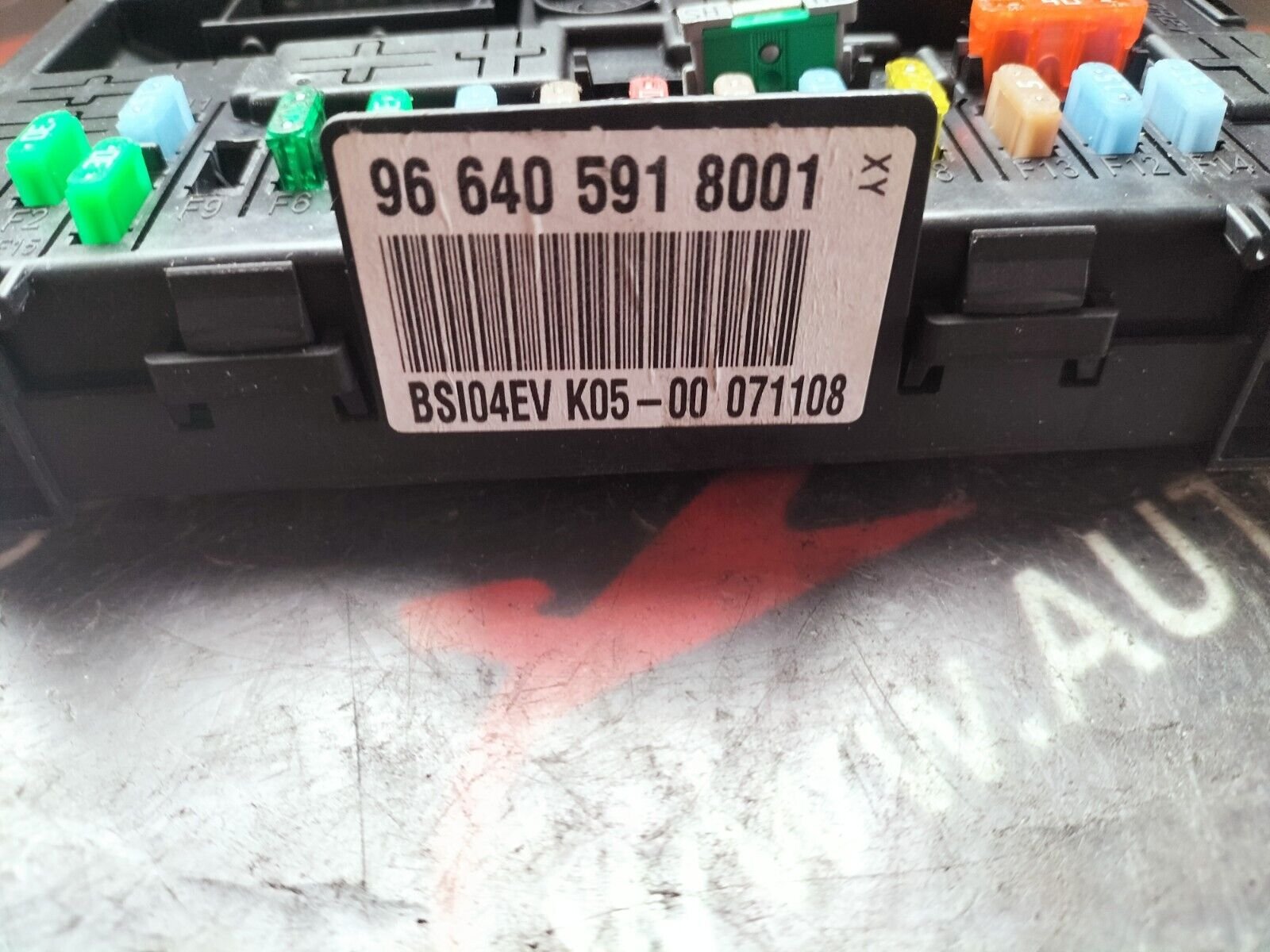 KIT DE DEMARRAGE CITROEN C4 1.6 HDI BVA 110  EDC16C34CEM 9664843780, 9664706280