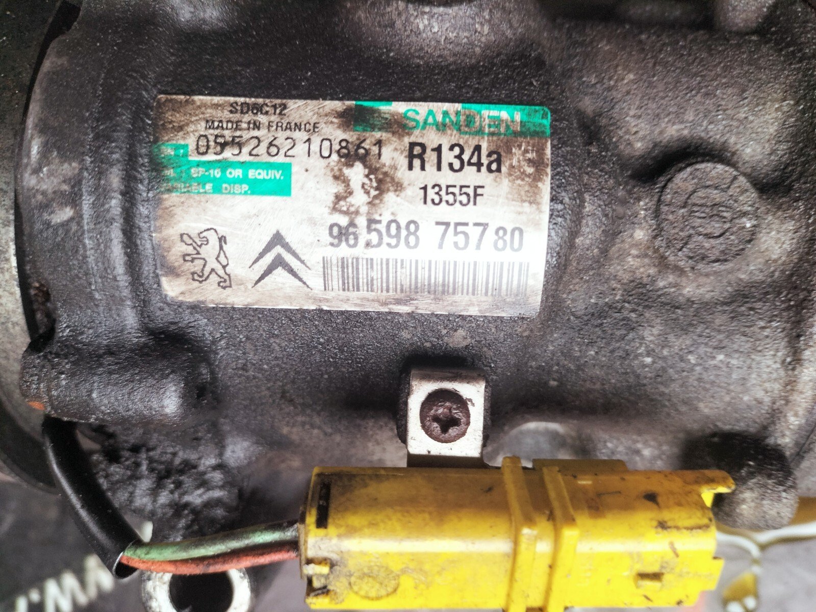 COMPRESSEUR DE CLIM PSA 1.6 HDI 110 CH 9659875780