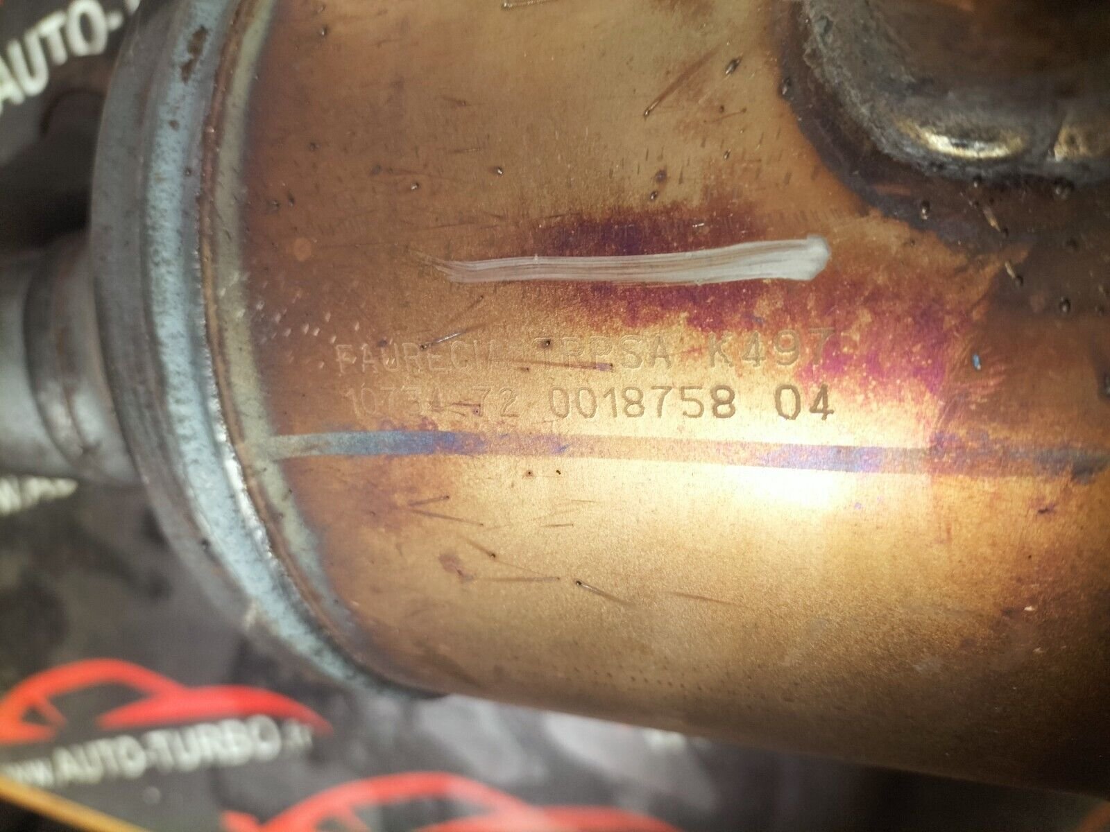 KIT ECHAPPEMENT FAP CATALYSEUR PSA  1.6 HDI 110 CH TRPSA K497