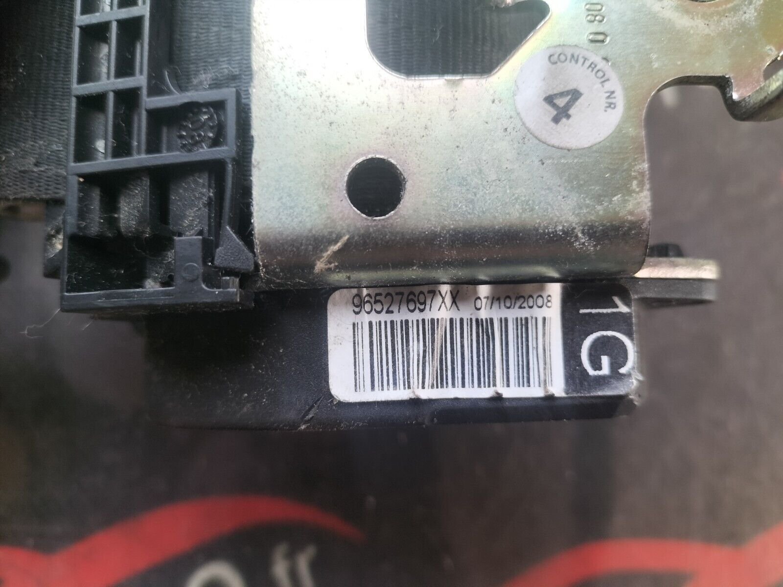 CEINTURE DE SECURITE AVANT GAUCHE CITROEN C4 96527697