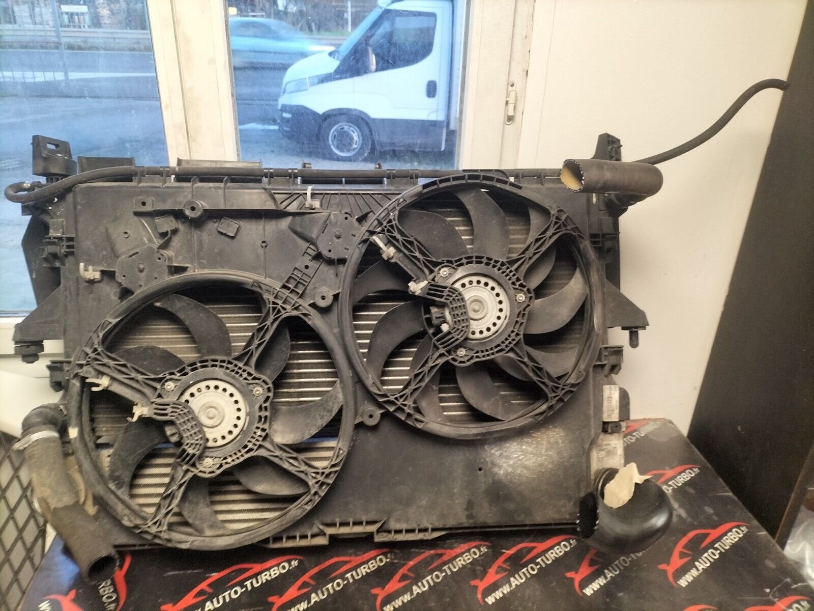 RADIATEUR VENTILATEUR MOTEUR CITROEN JUMPER 2.2 HDI 1358017080, 1362306080