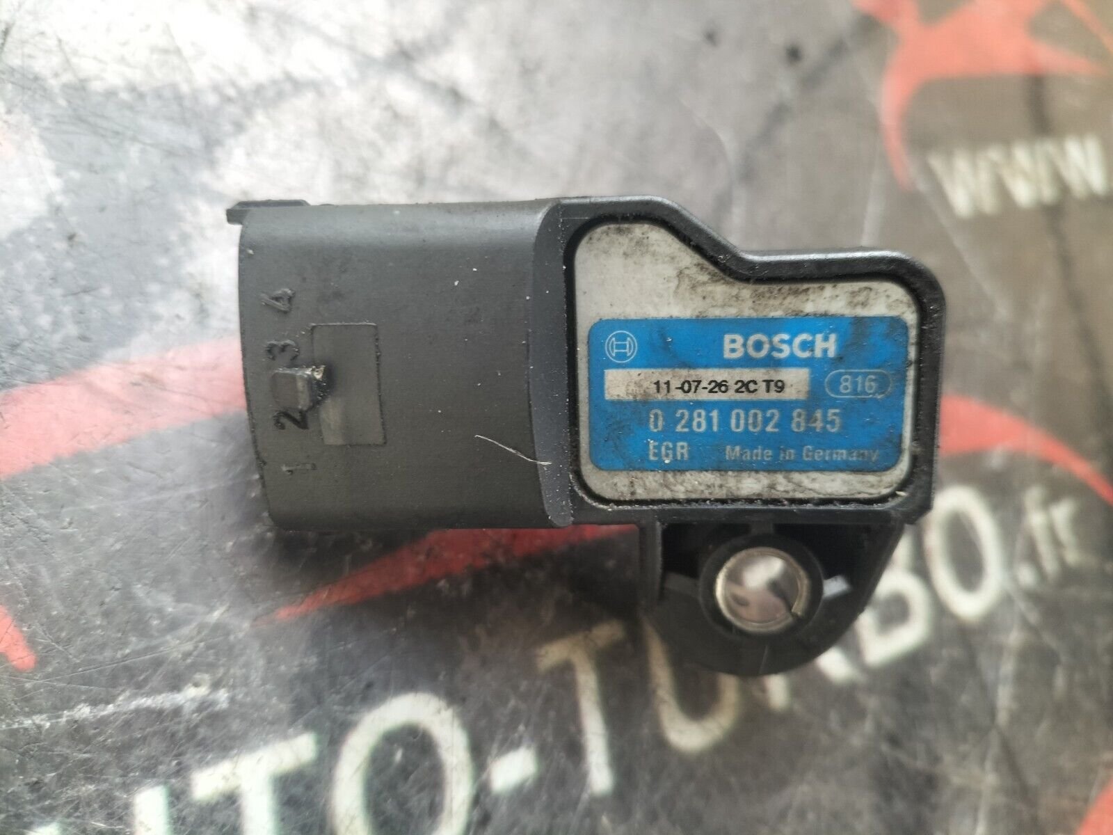 CAPTEUR DE PRESSION ADMISSION OPEL/FIAT 1.3 CDTI/JTD 0281002845