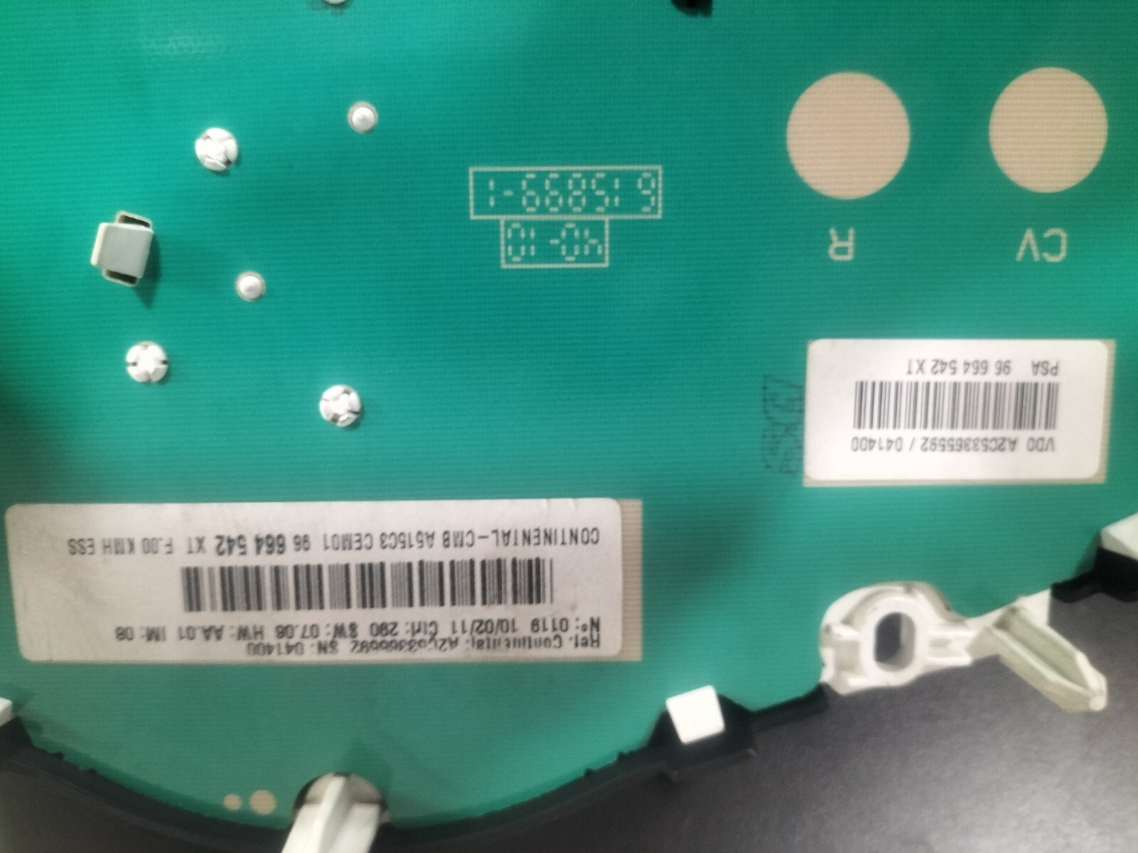 COMPTEUR DE VITESSE  CITROEN DS3 .  96664542XT