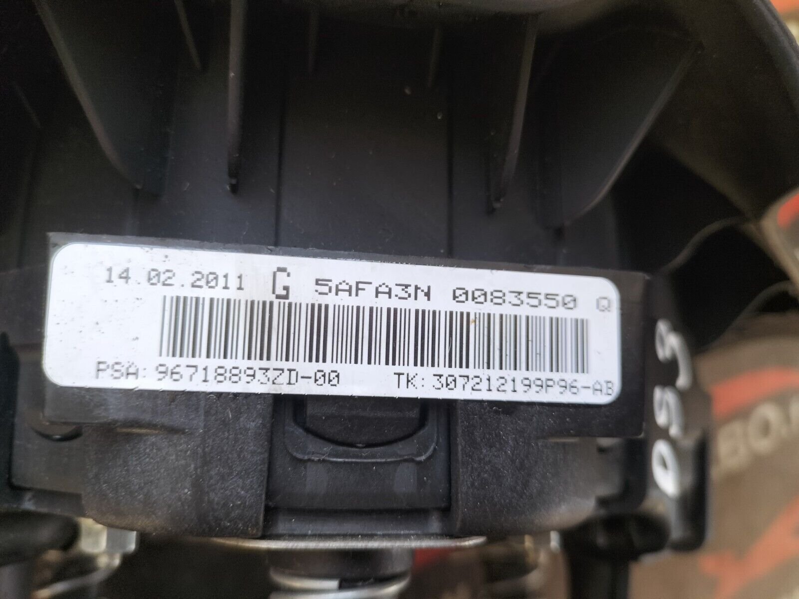 AIRBAG VOLANT   CITROEN DS3 967188932ZD