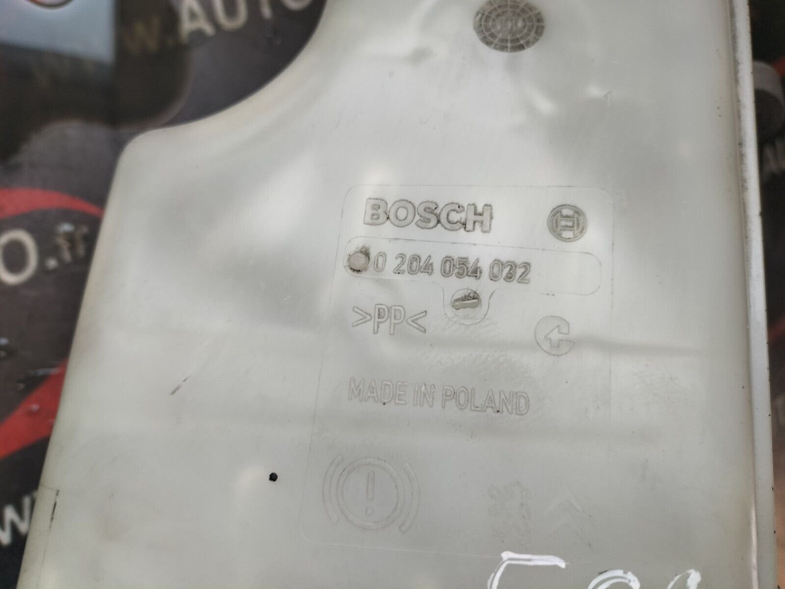 MAITRE CYLINDRE SERVO FREIN CITROEN DS3  1.6 THP 156 CH 0204054032