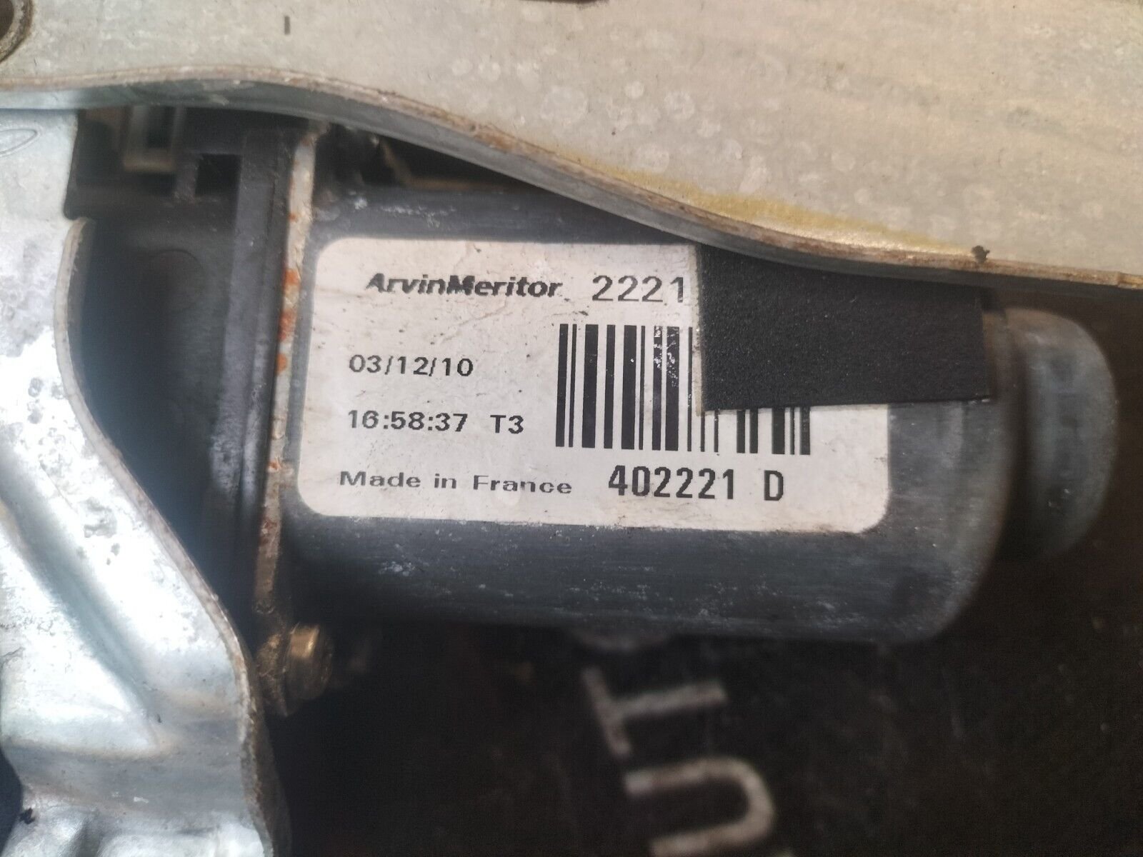 MECANISME LEVE VITRE PASSAGER CITROEN DS3  1.6 THP  156 CH 402221D