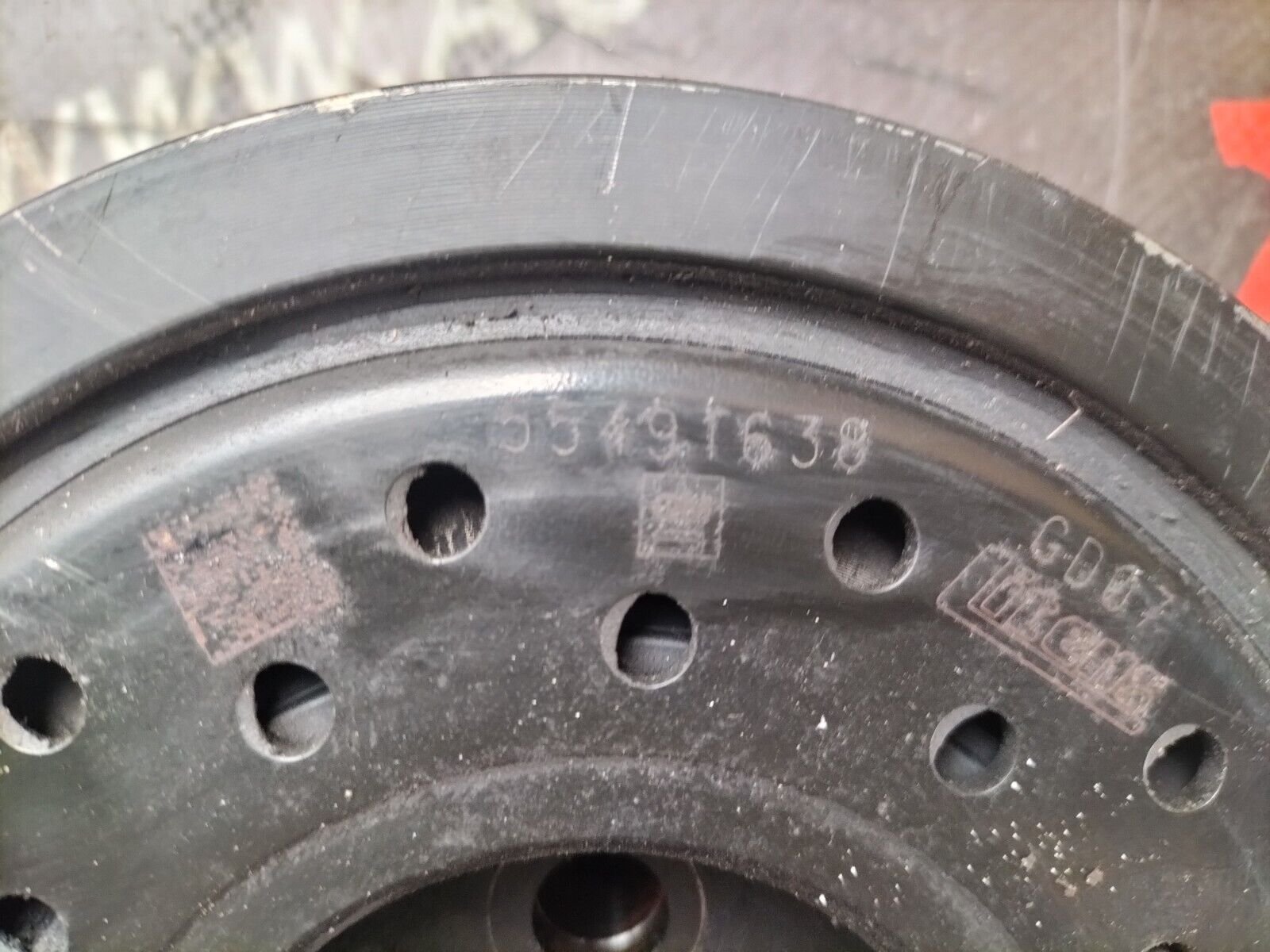 POULIE DE VILEBREQUIN OPEL ZAFIRA C TOURRER 1.6 CDTI LVL 55491638