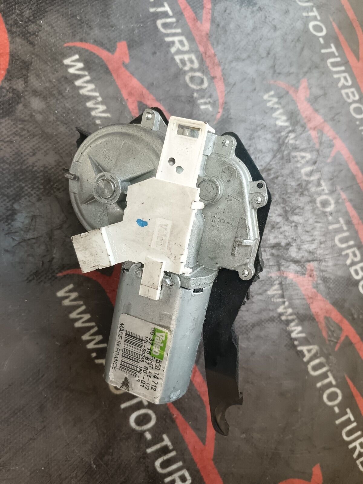 MOTEUR ESSUIE GLACES ARRIERE PEUGEOT 307 9637158780 PATTES CASSES