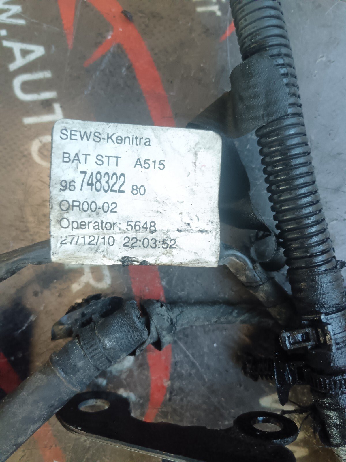 CABLAGE MOTEUR  CITROEN DS3 1.6 THP 156 CH 9674832280