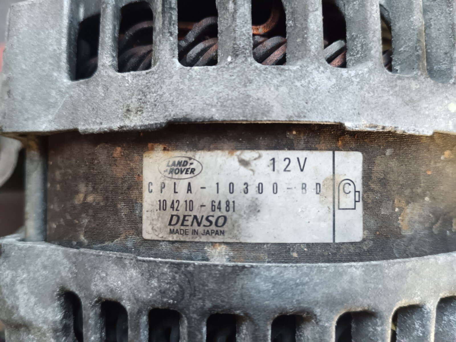 ALTERNATEUR  RANGE ROVER SPORT 3.0 TDV6 306DT CPLA10300BD, 104210-6481