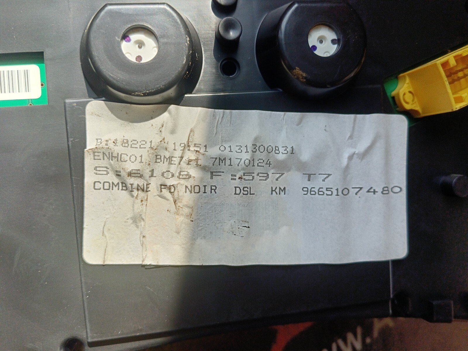 COMPTEUR KILOMETRIQUE    PEUGEOT 308 I 610335