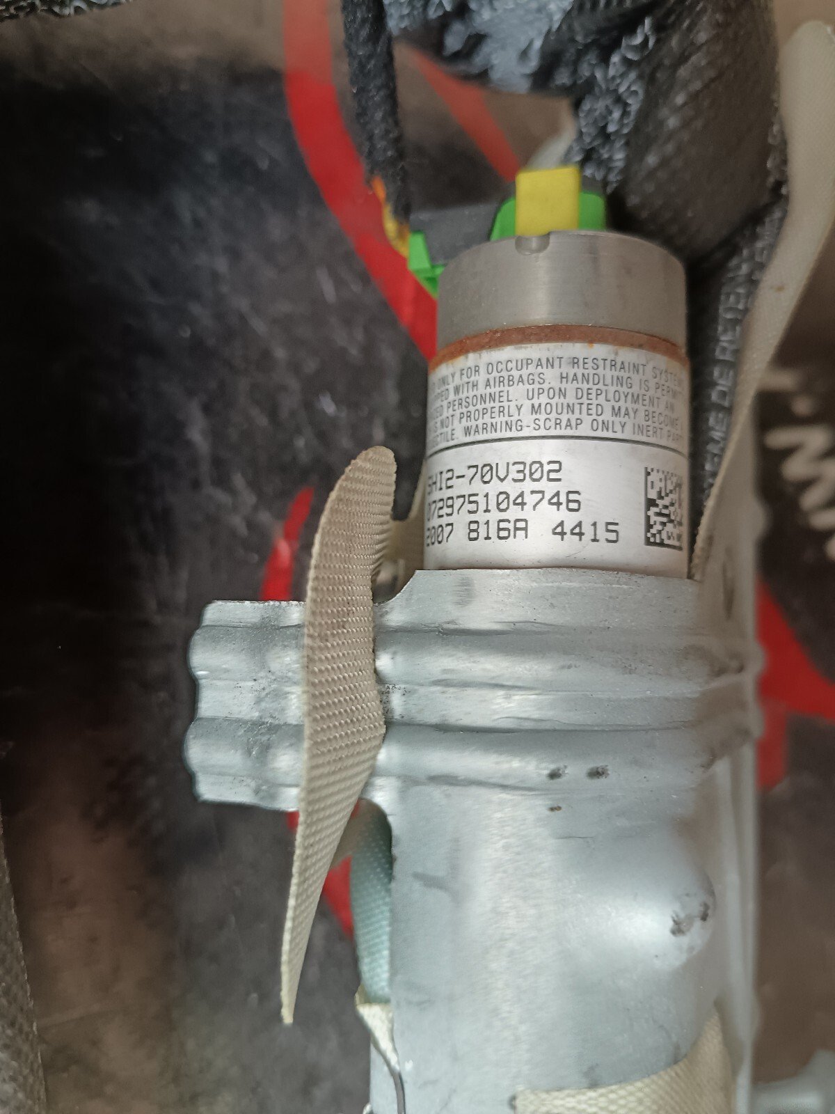 AIRBAG LATERAL DROITE   PEUGEOT 308 I 9656759380