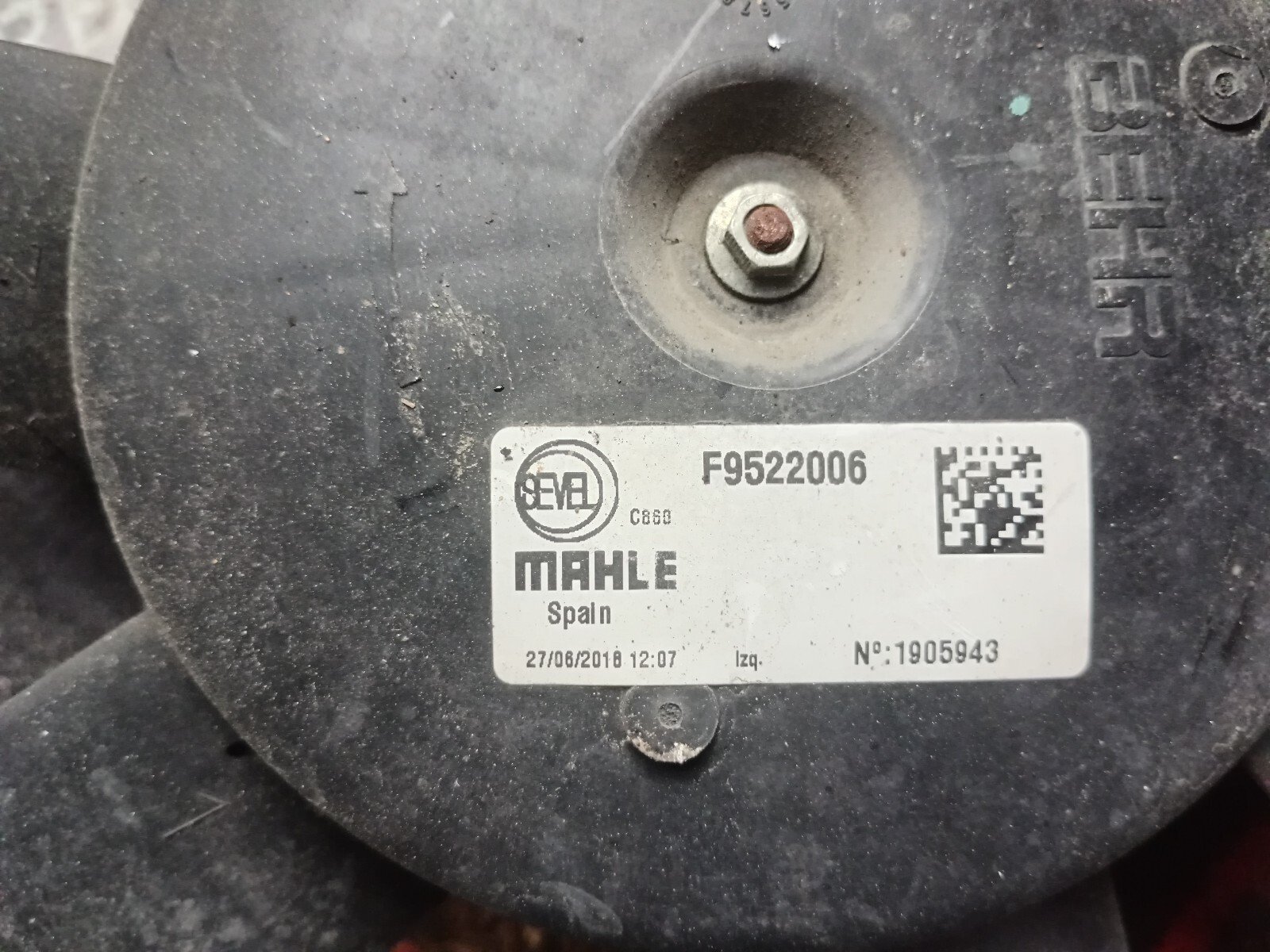 VENTILATEUR DE REFROIDISSEMENT BOXER JUMPER 2.2 HDI F9522006